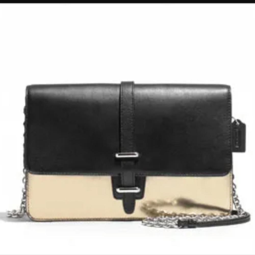 Coach Legacy Mirror Metallic Slim Clutch. HTF Rare - Picture 3 of 12